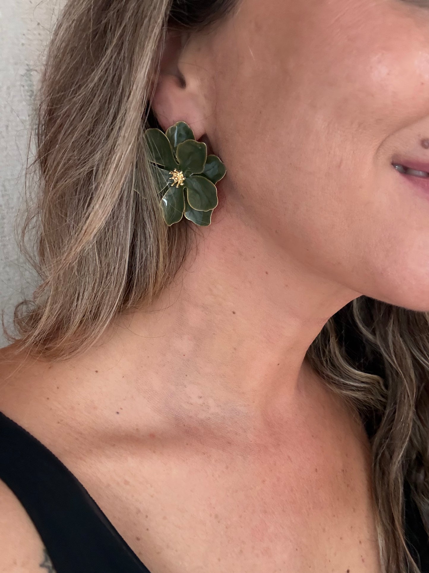 Aros Floral verde
