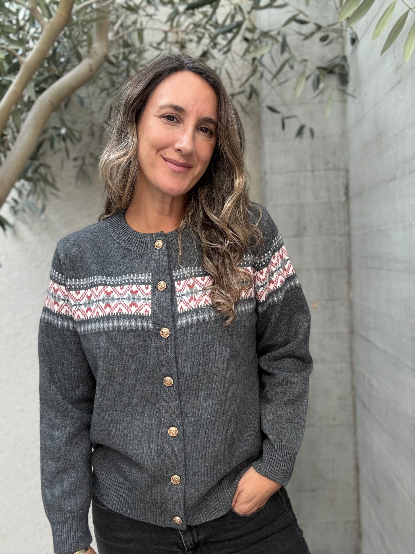 Sweater andaluza gris