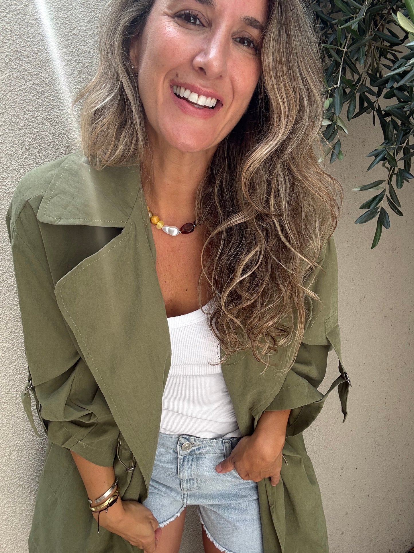 Trench Tuy verde