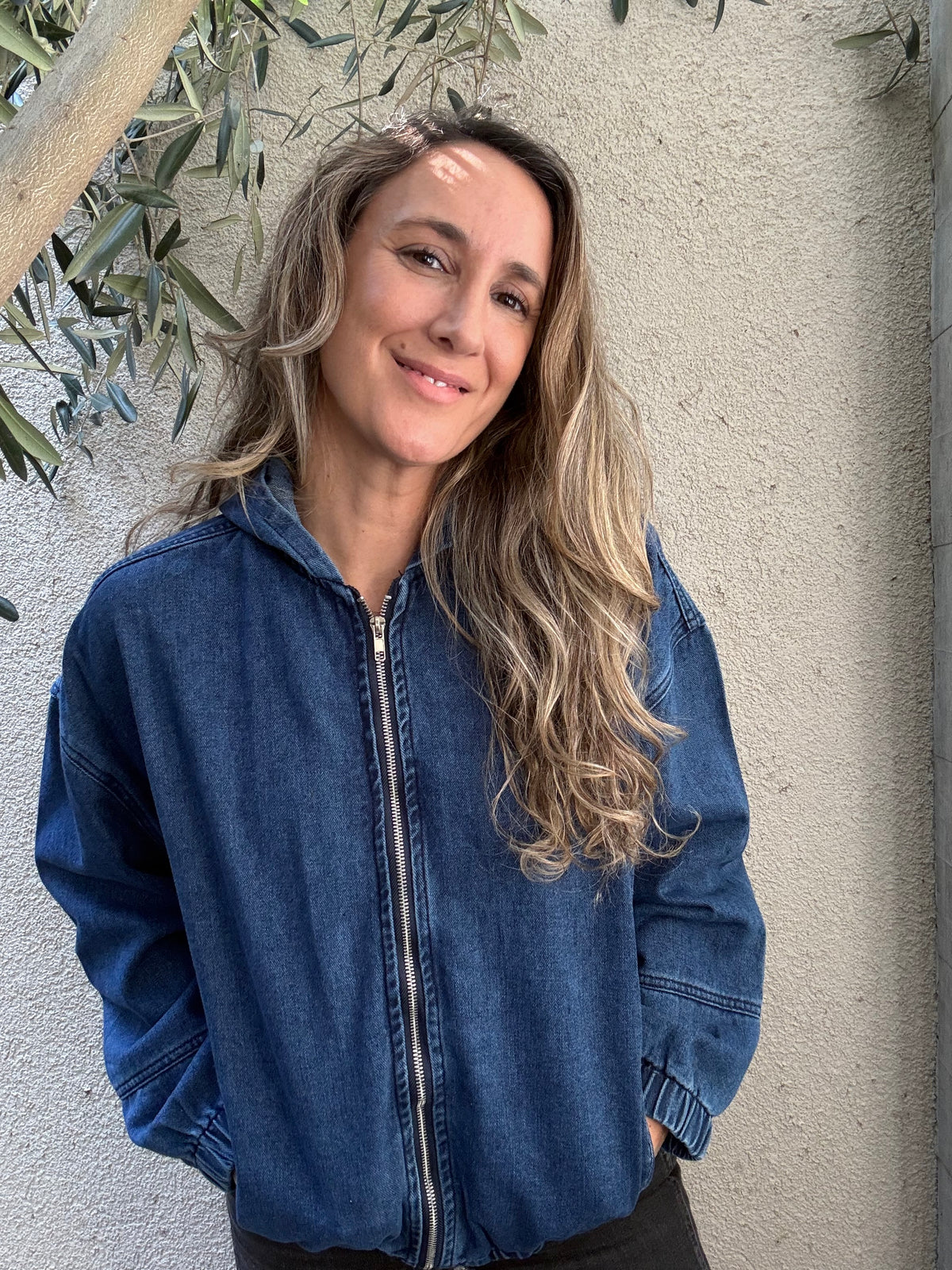 Chaqueta jeans azul
