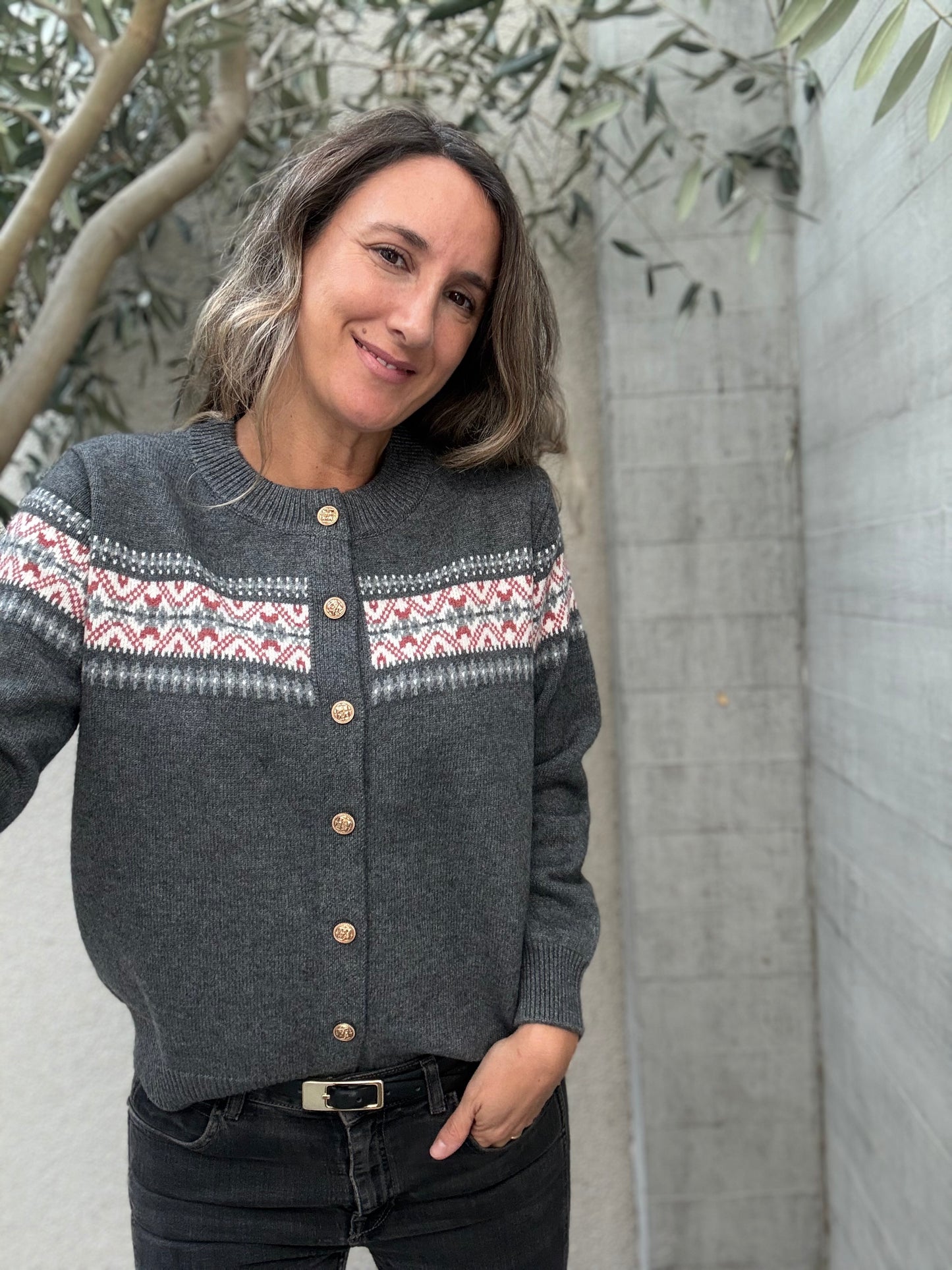 Sweater andaluza gris