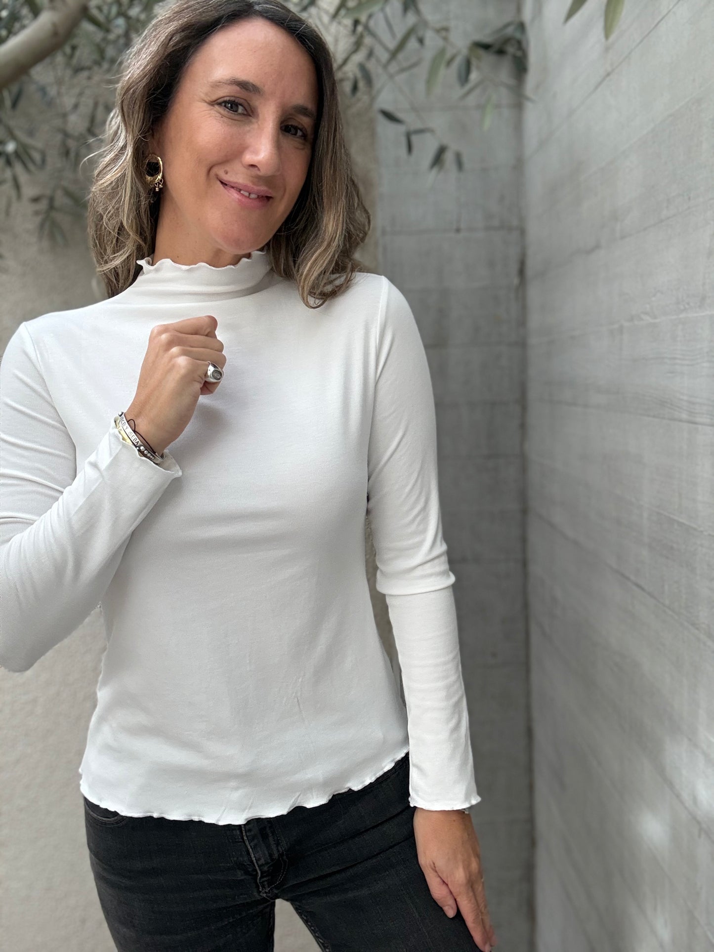 Polera Murcia blanco