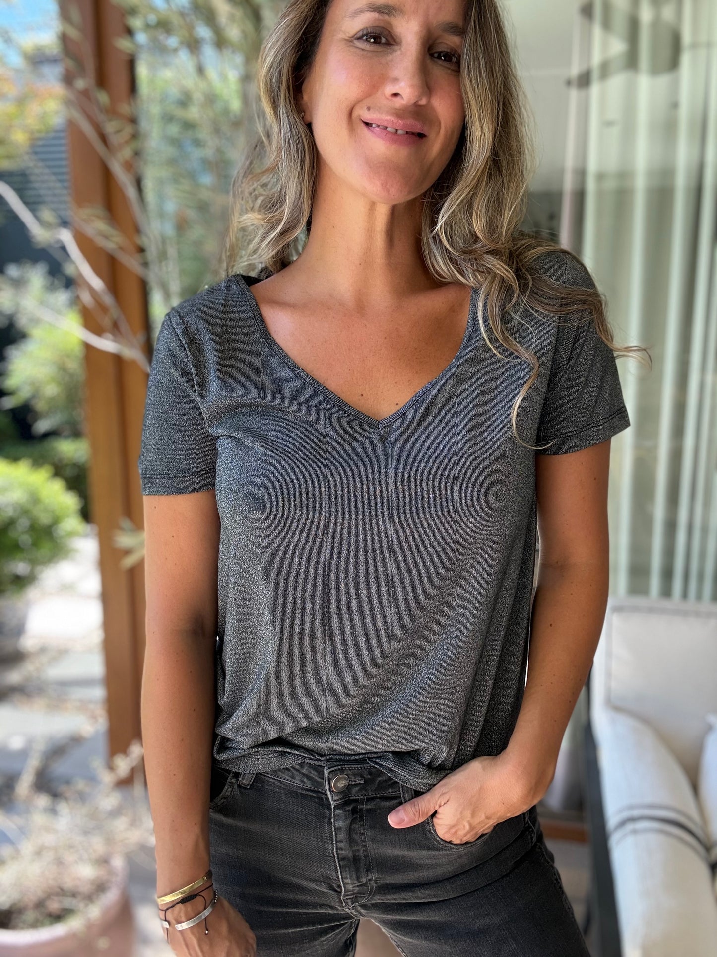 Polera Lugo negra