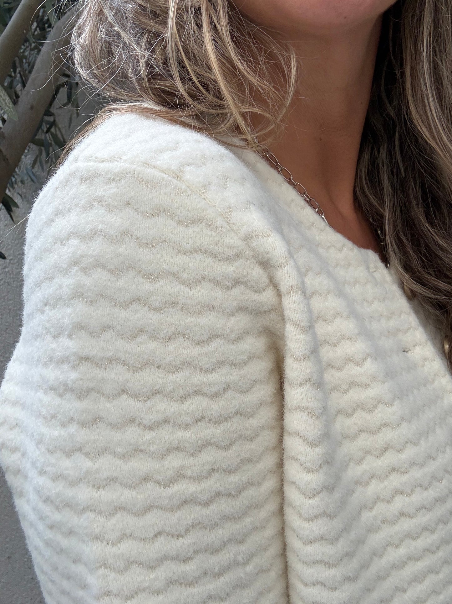 Chaleco/chaqueta Girona crema
