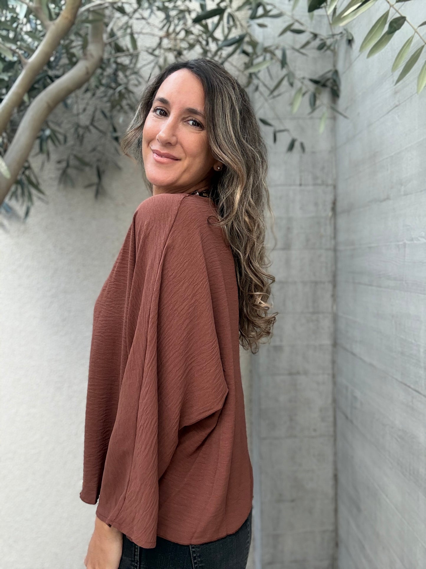 Blusa Lugo café