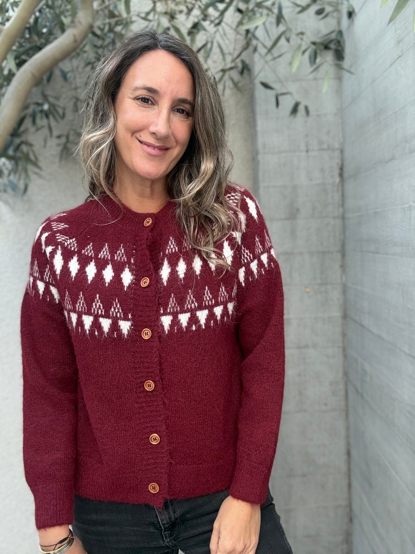Sweater Cuenco burdeo
