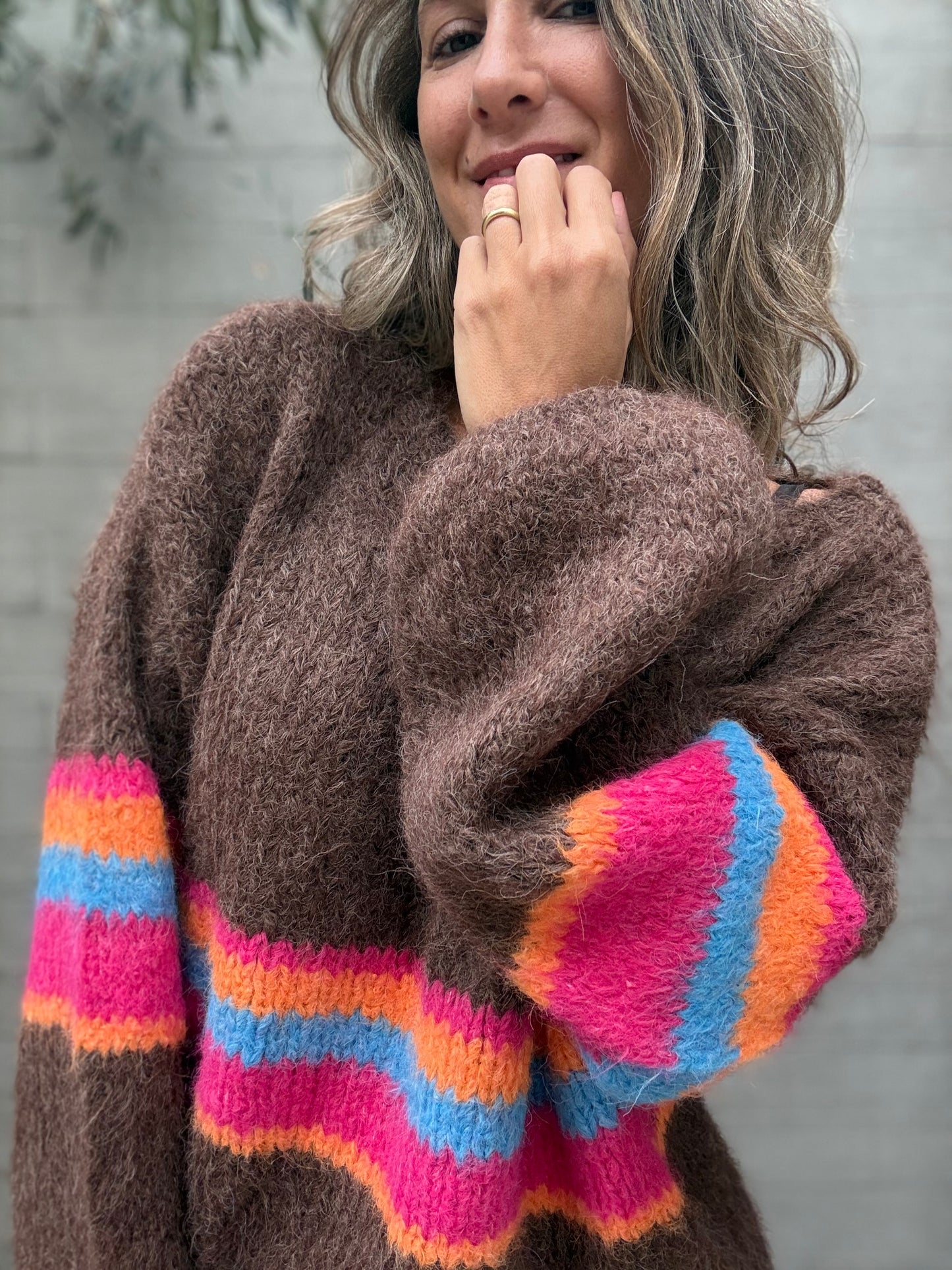 Sweater Colores Café