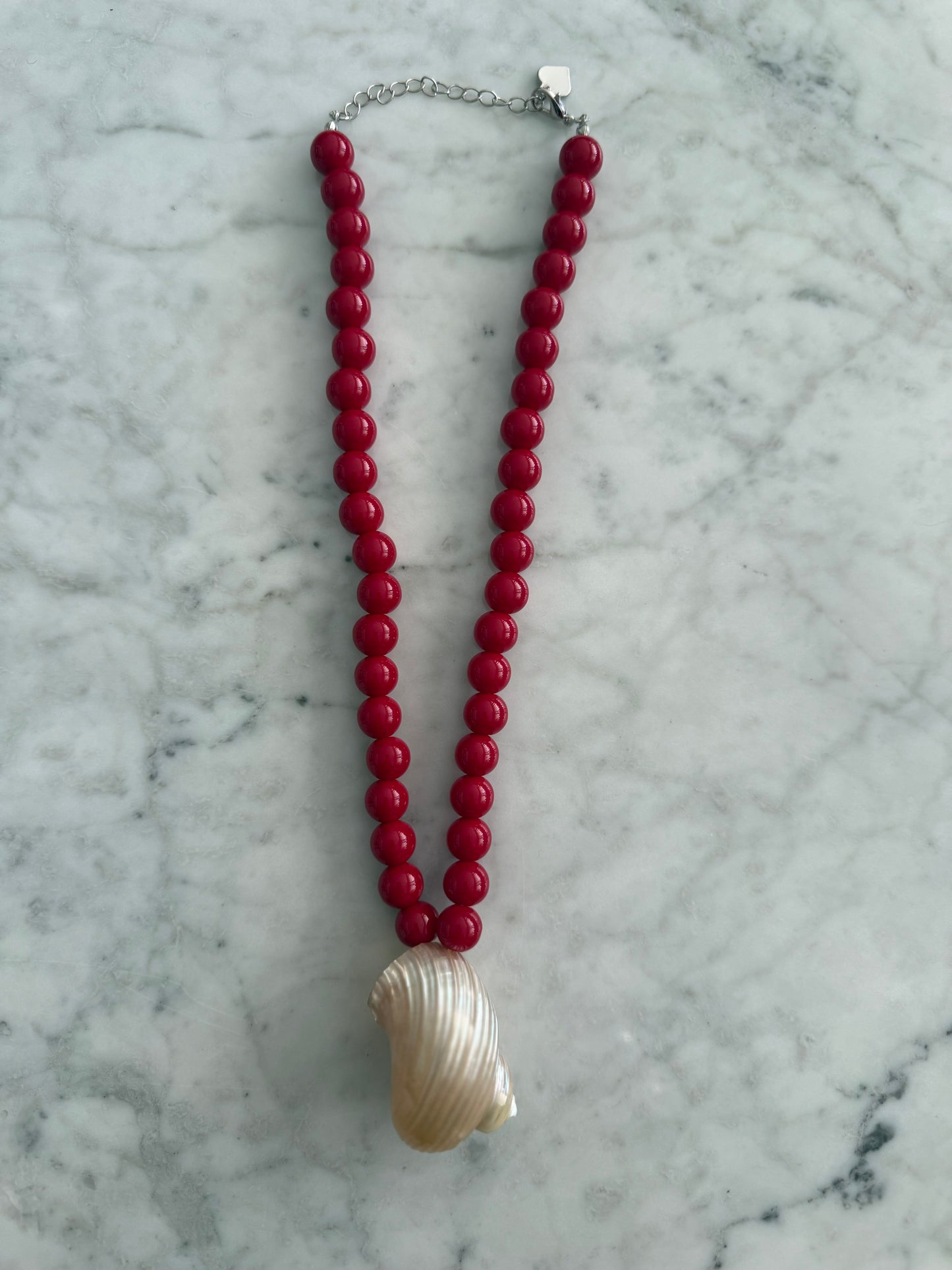 Collar Conchita rojo