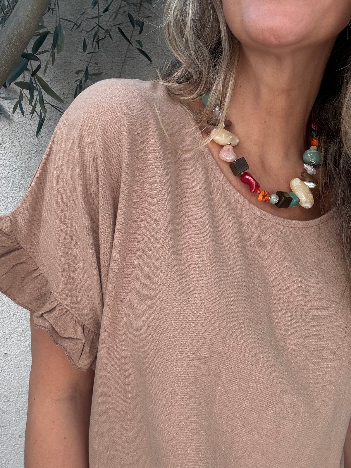 Polera Ibiza camel