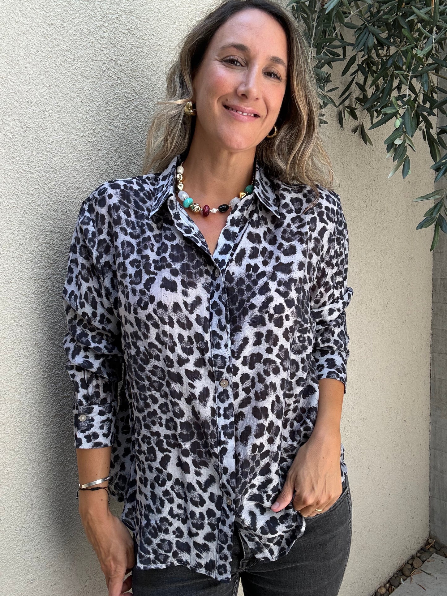 Blusa Valencia gris