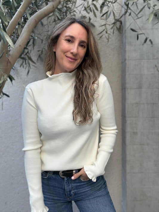 Sweater vuelitos crudo