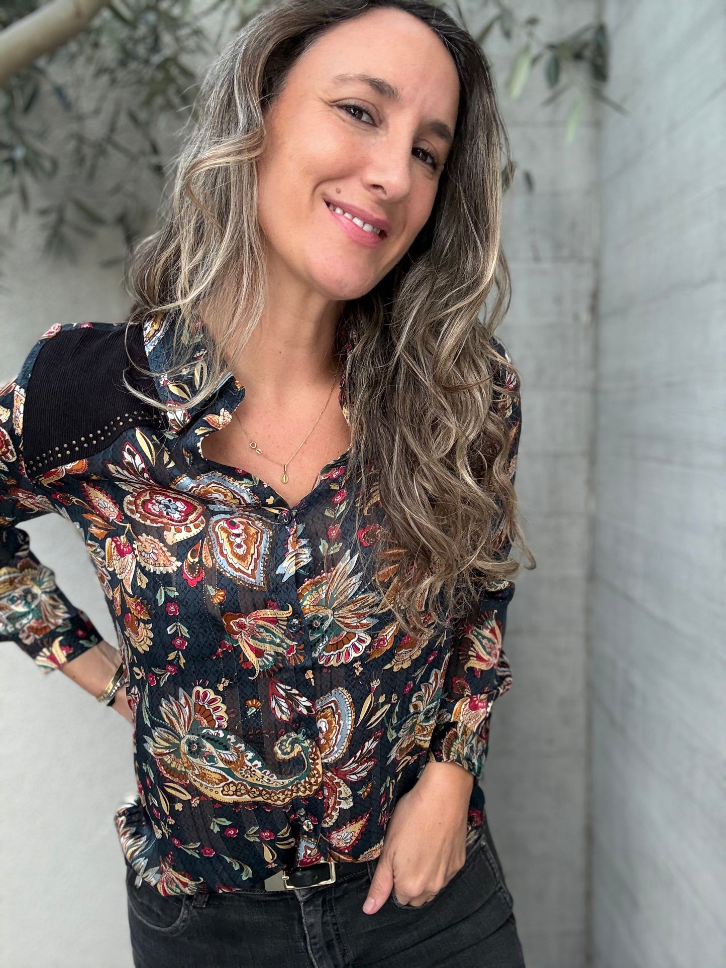 Blusa Marrueco azul