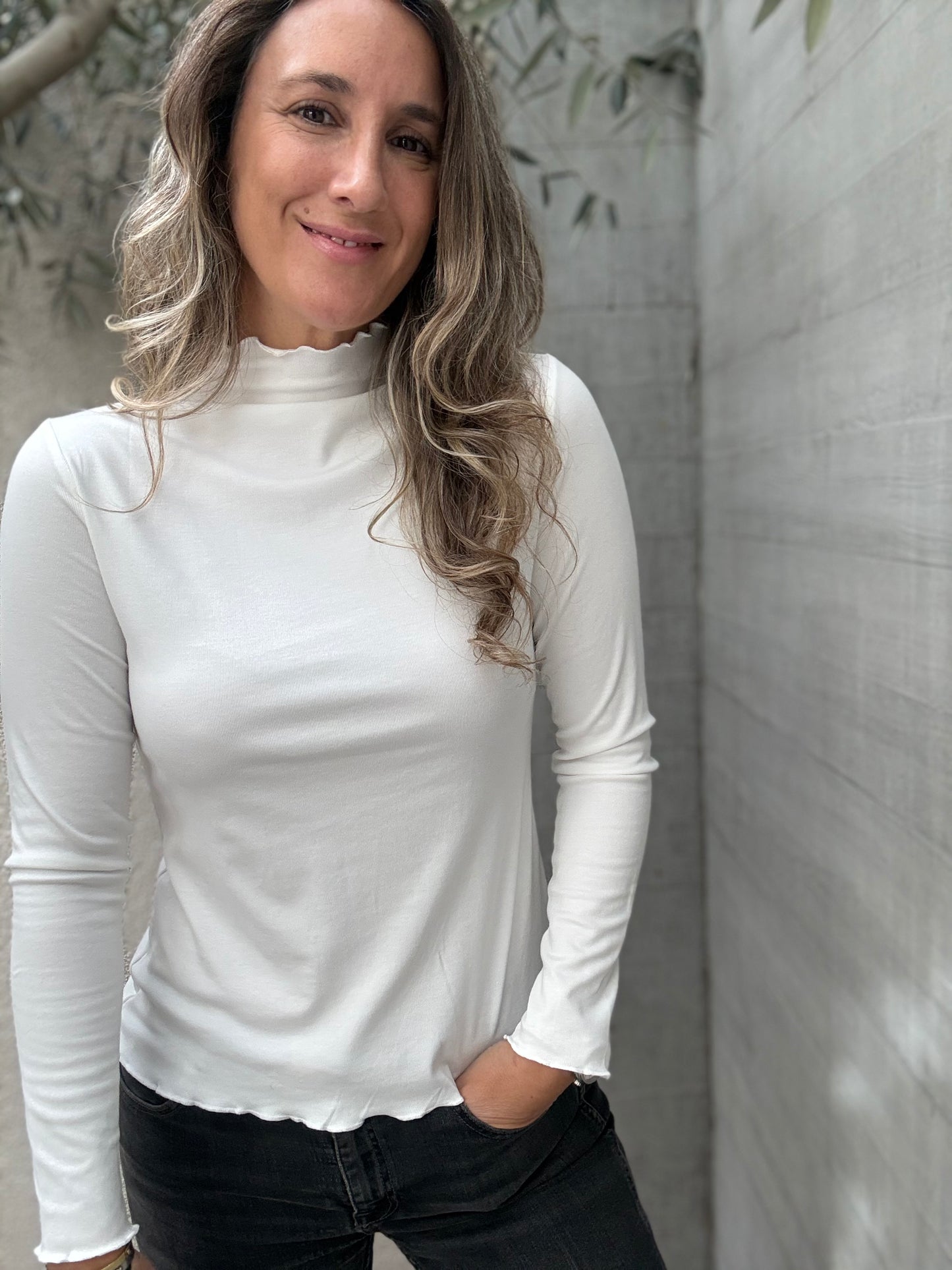 Polera Murcia blanco