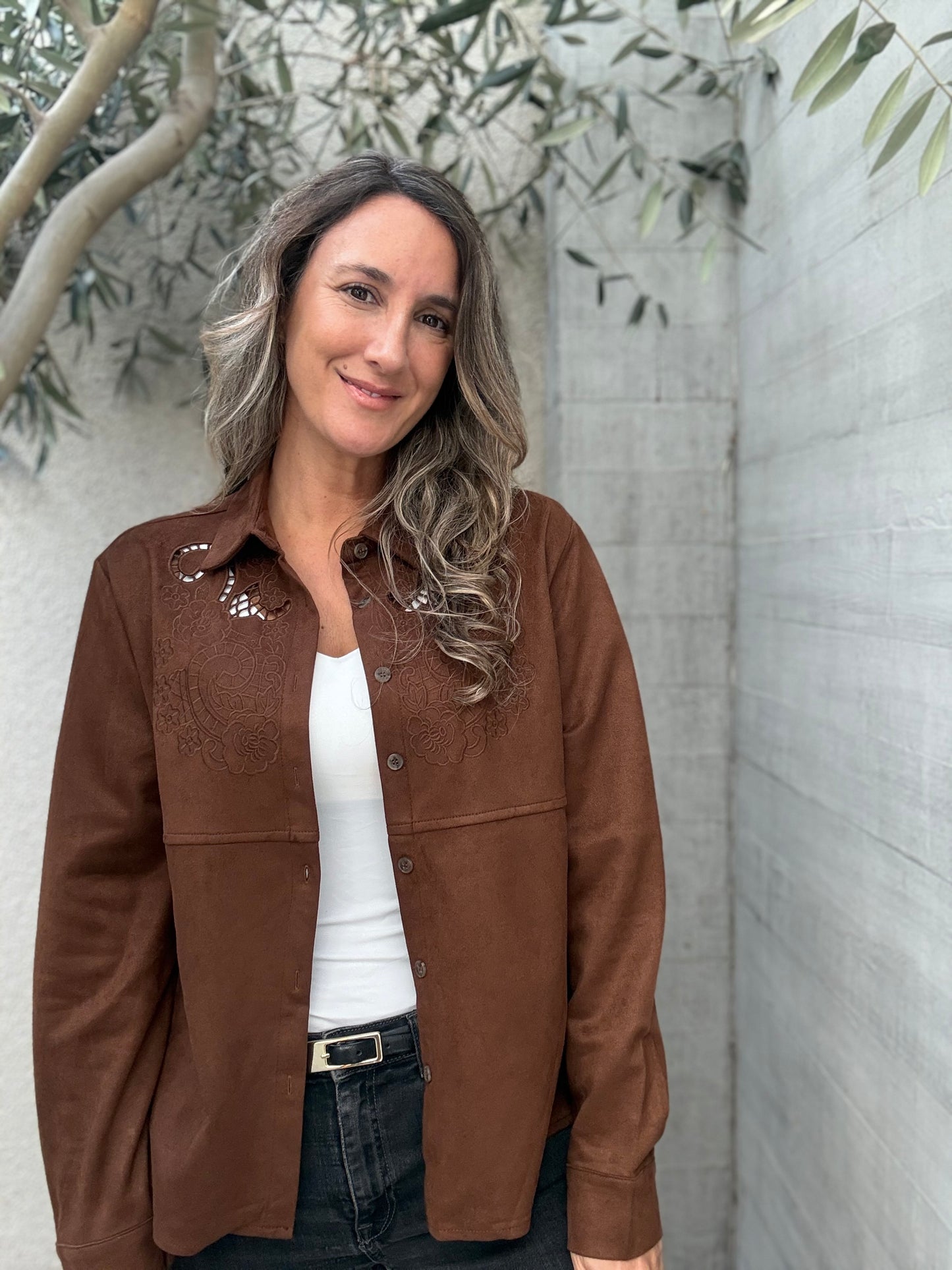 Sobrecamisa Coruña camel