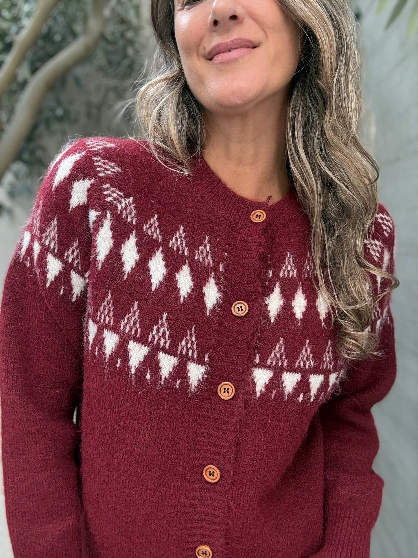 Sweater Cuenco burdeo