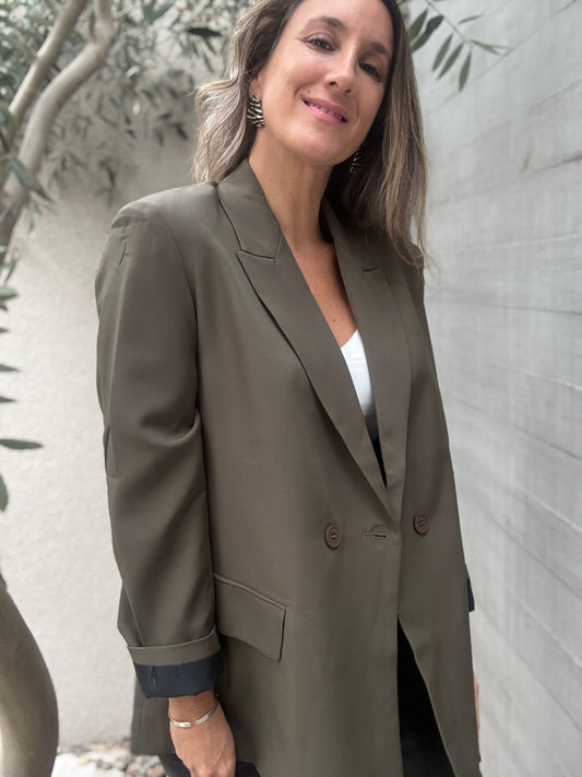 Blazer sastrero verde