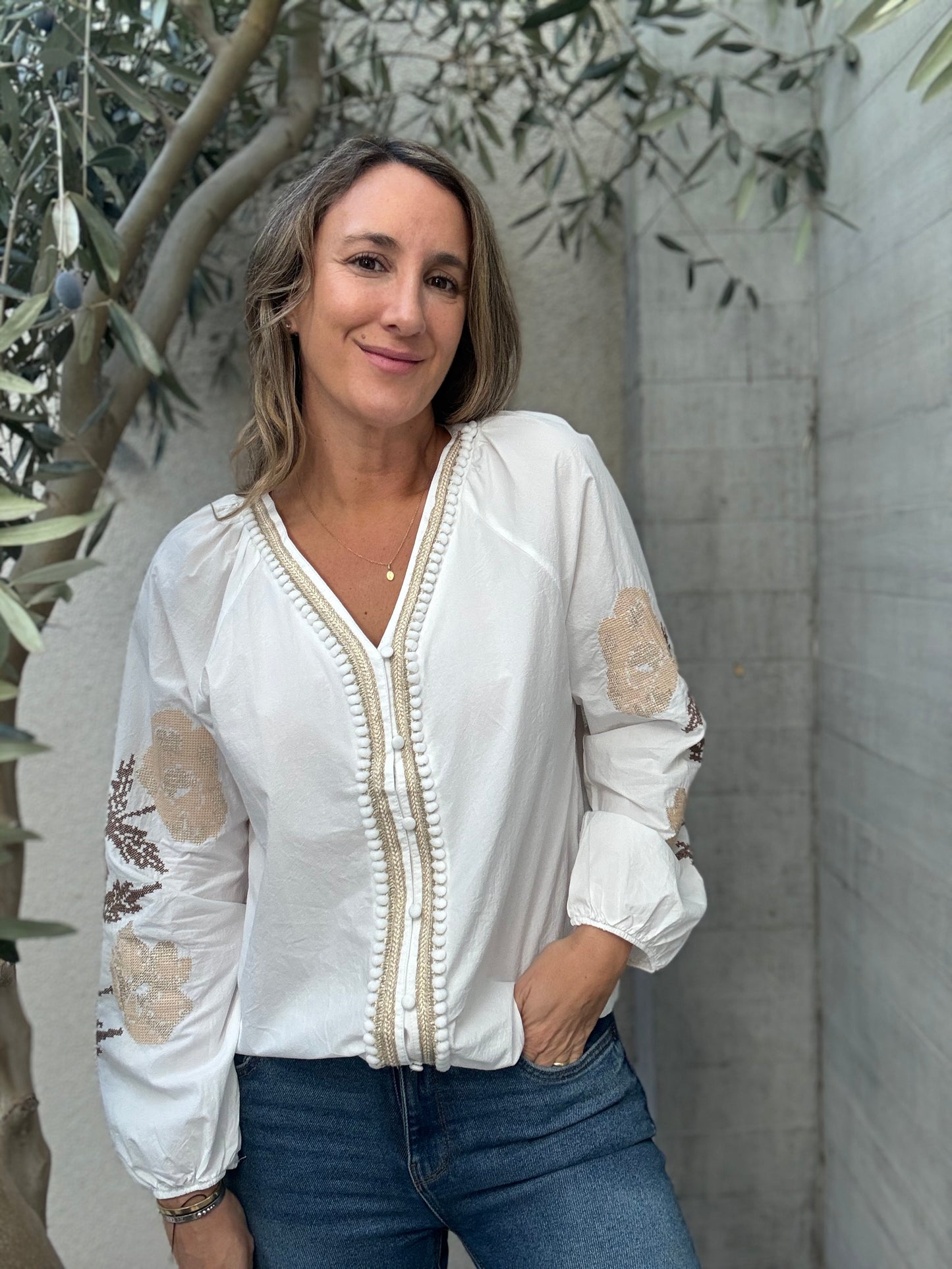 Blusa Oviedo blanca