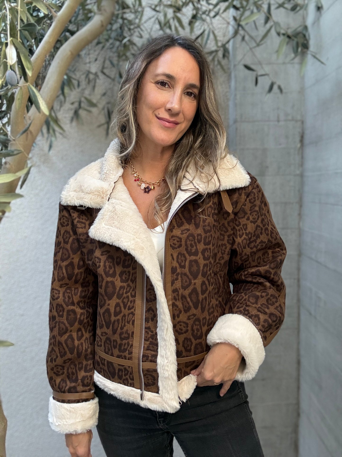 Chaqueta chiporro camel