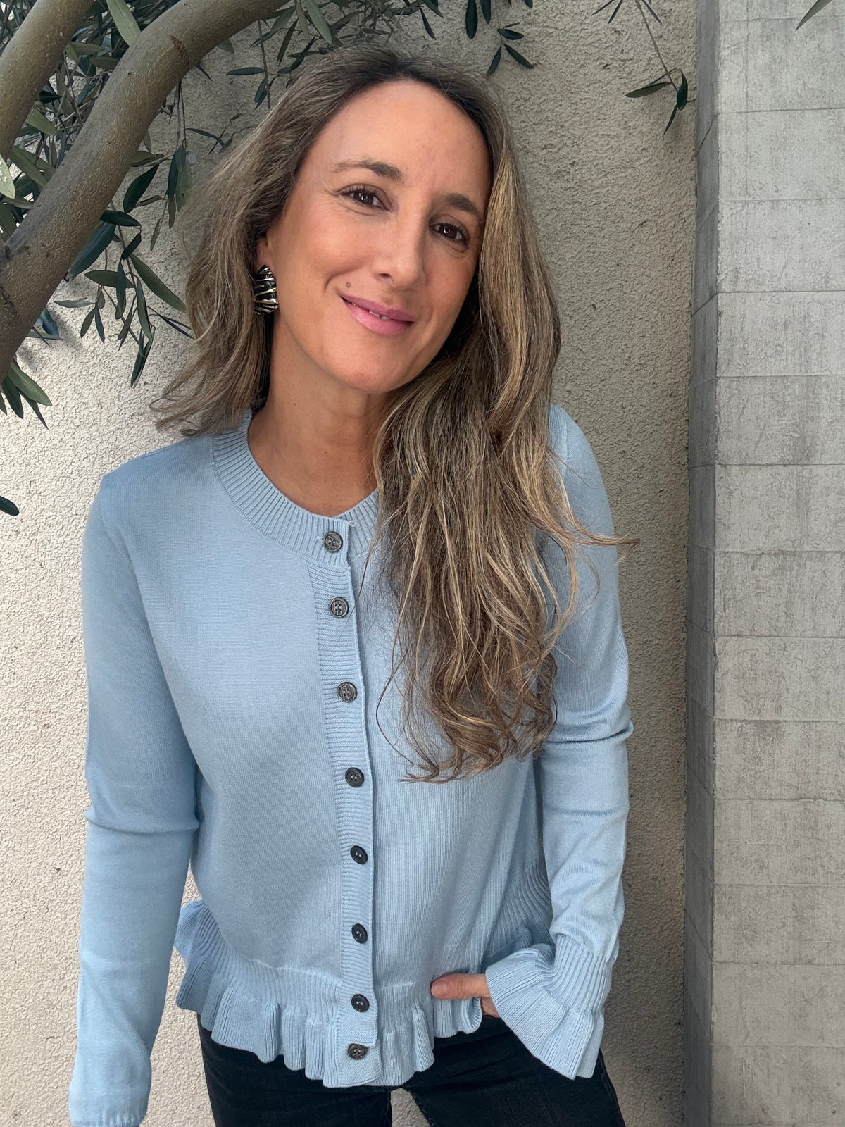 Chaleco Málaga Celeste