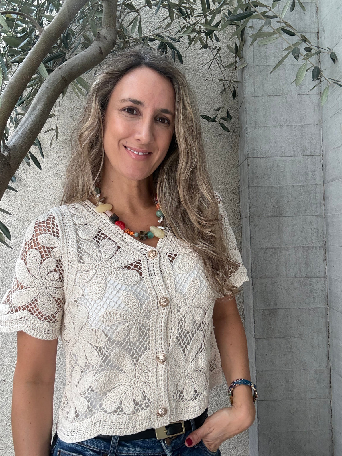 Chalequito cuenca beige