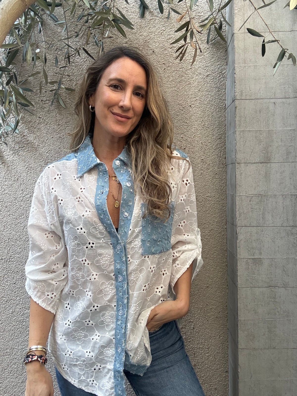 Blusa Marbella Celeste