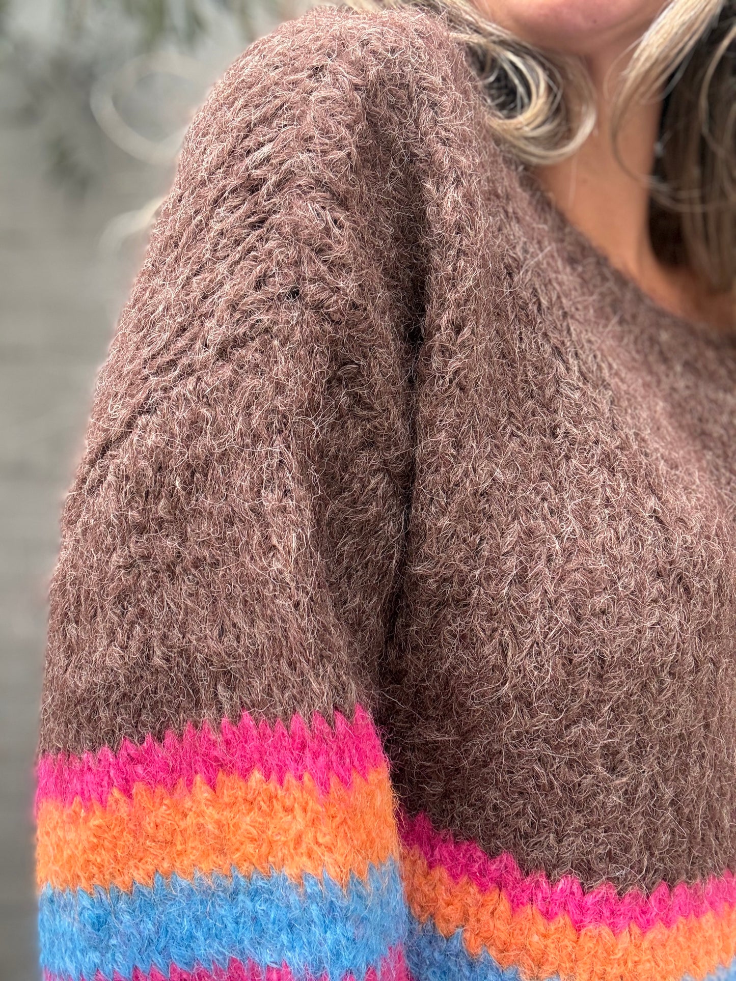 Sweater Colores Café