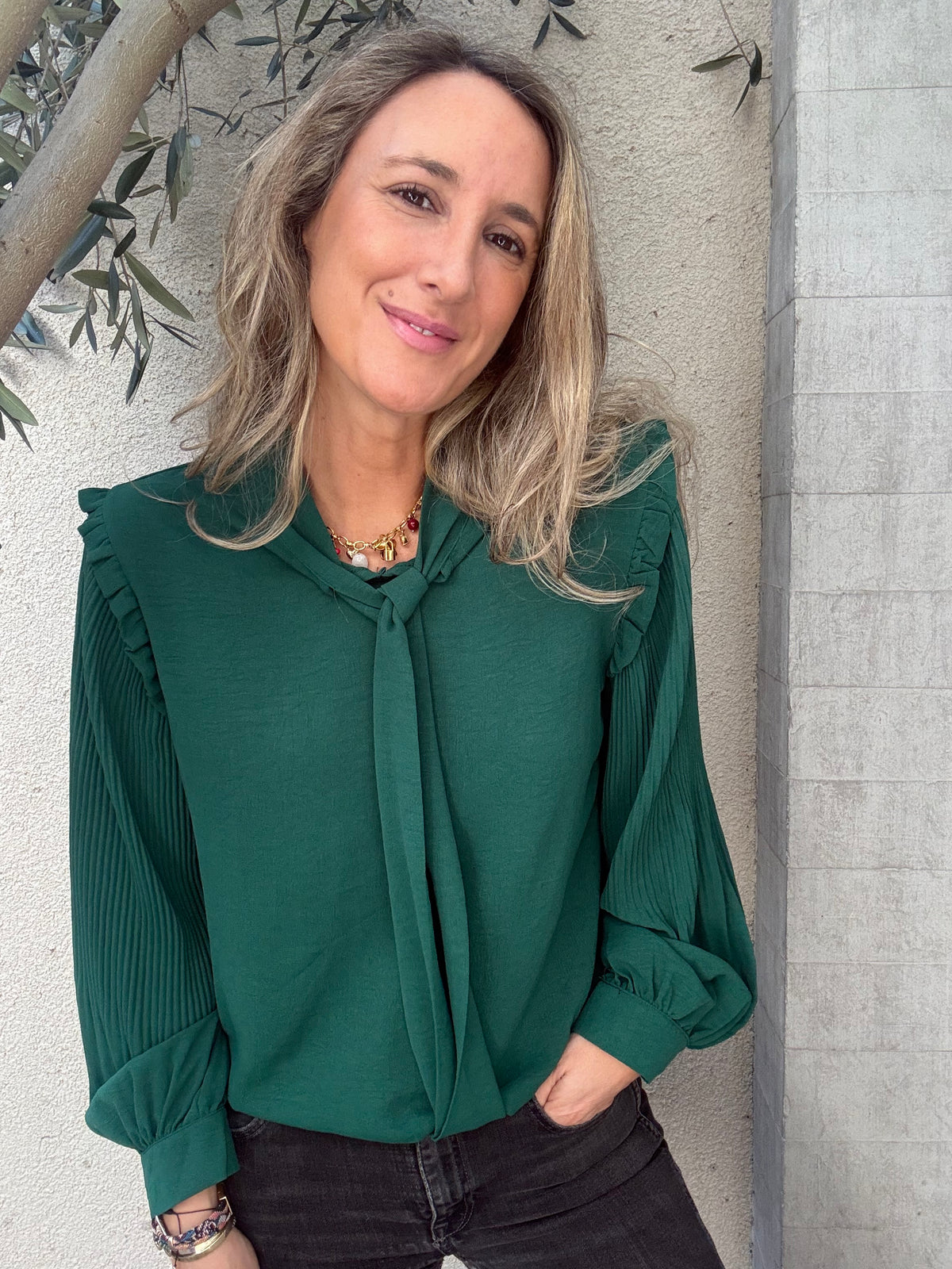 Blusa Valencia verde