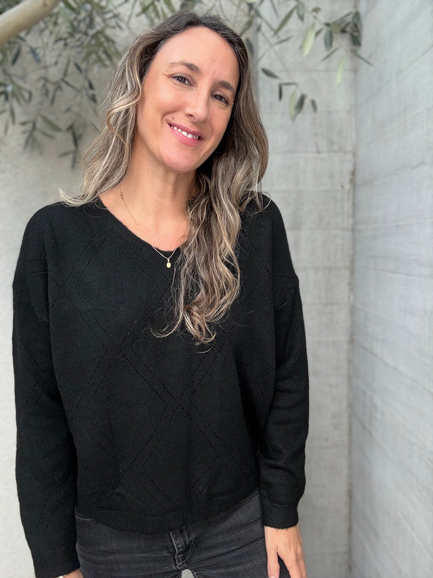 Sweater básico negro