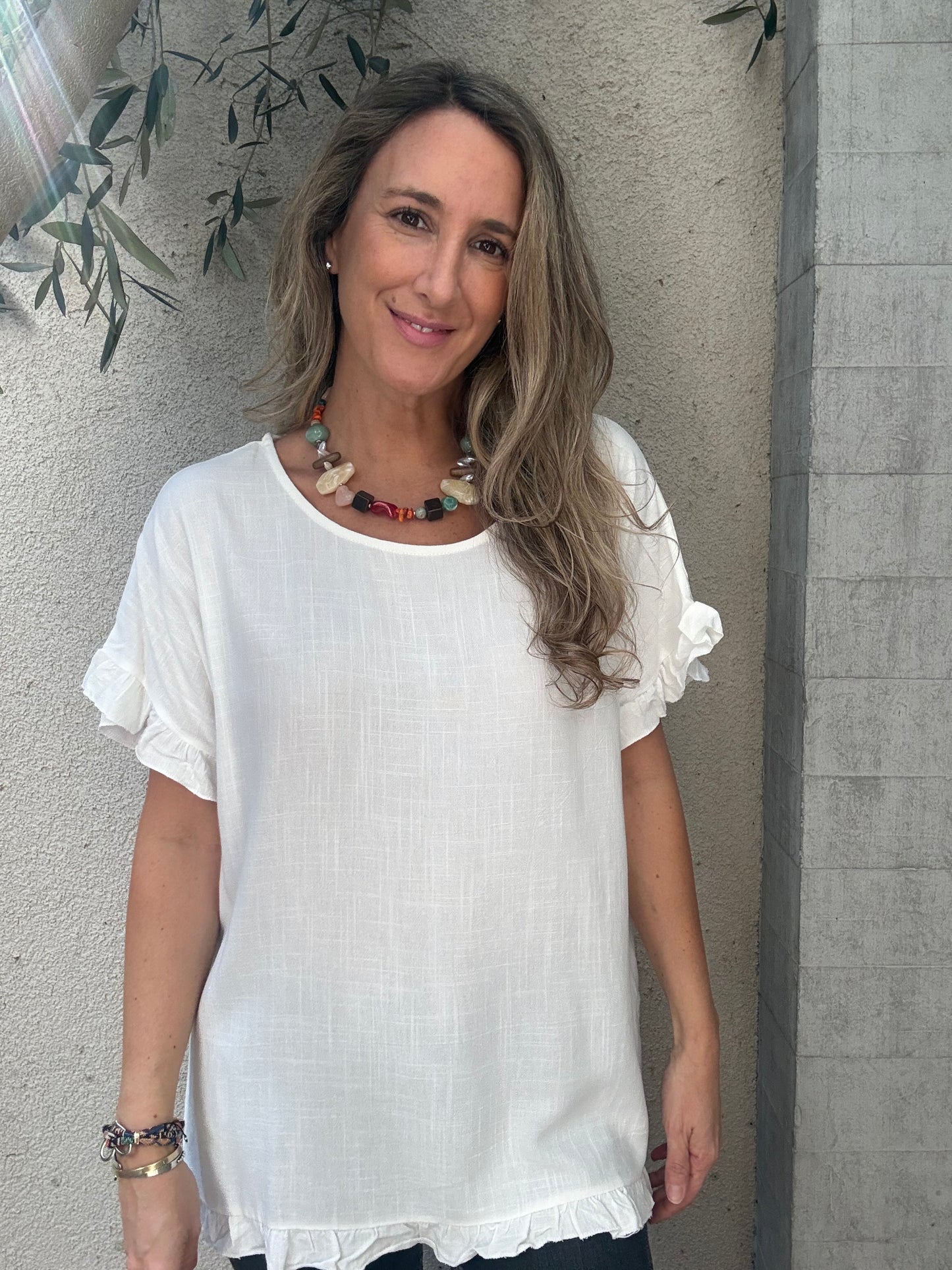 Polera Ibiza blanca
