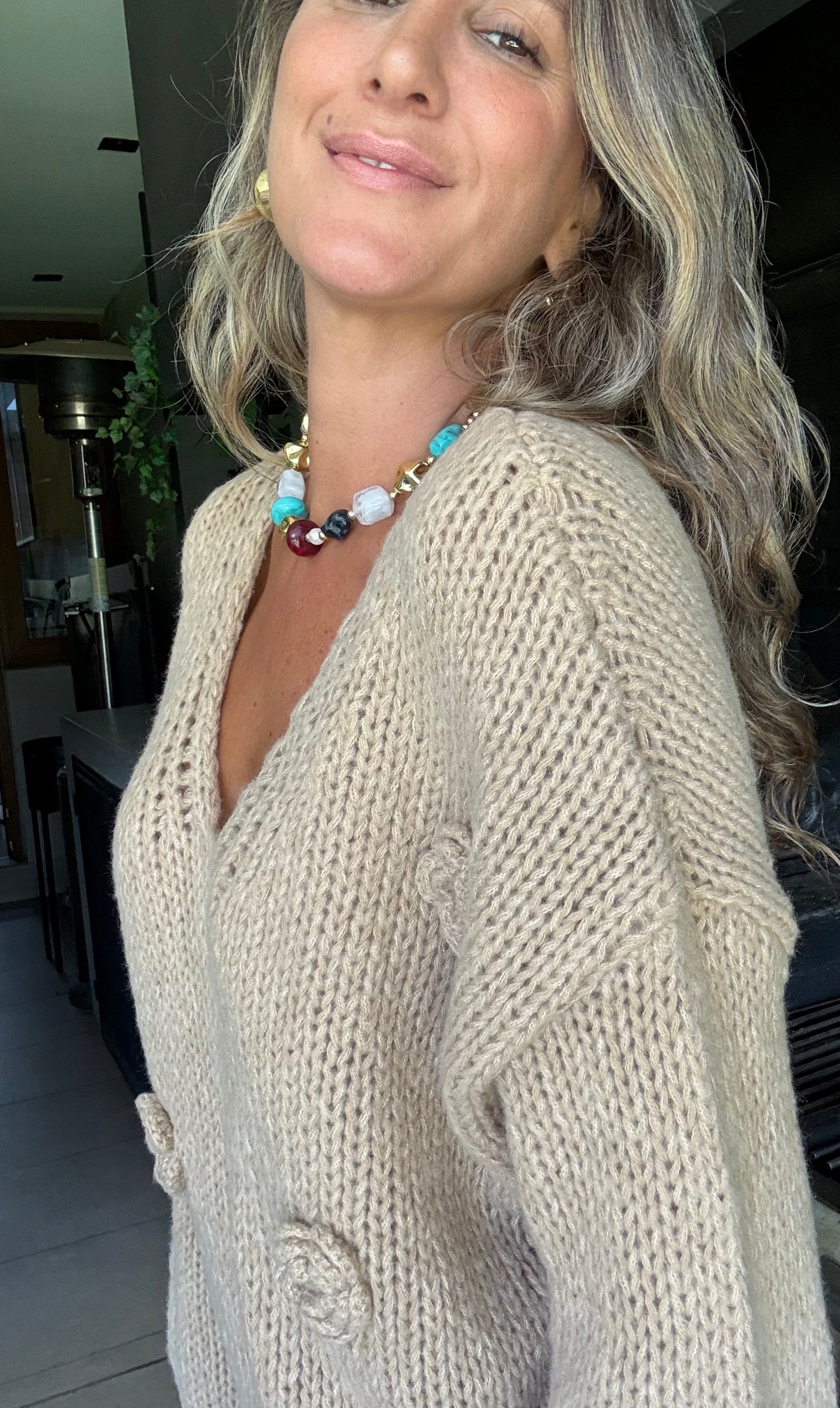 Sweater Compostela camel