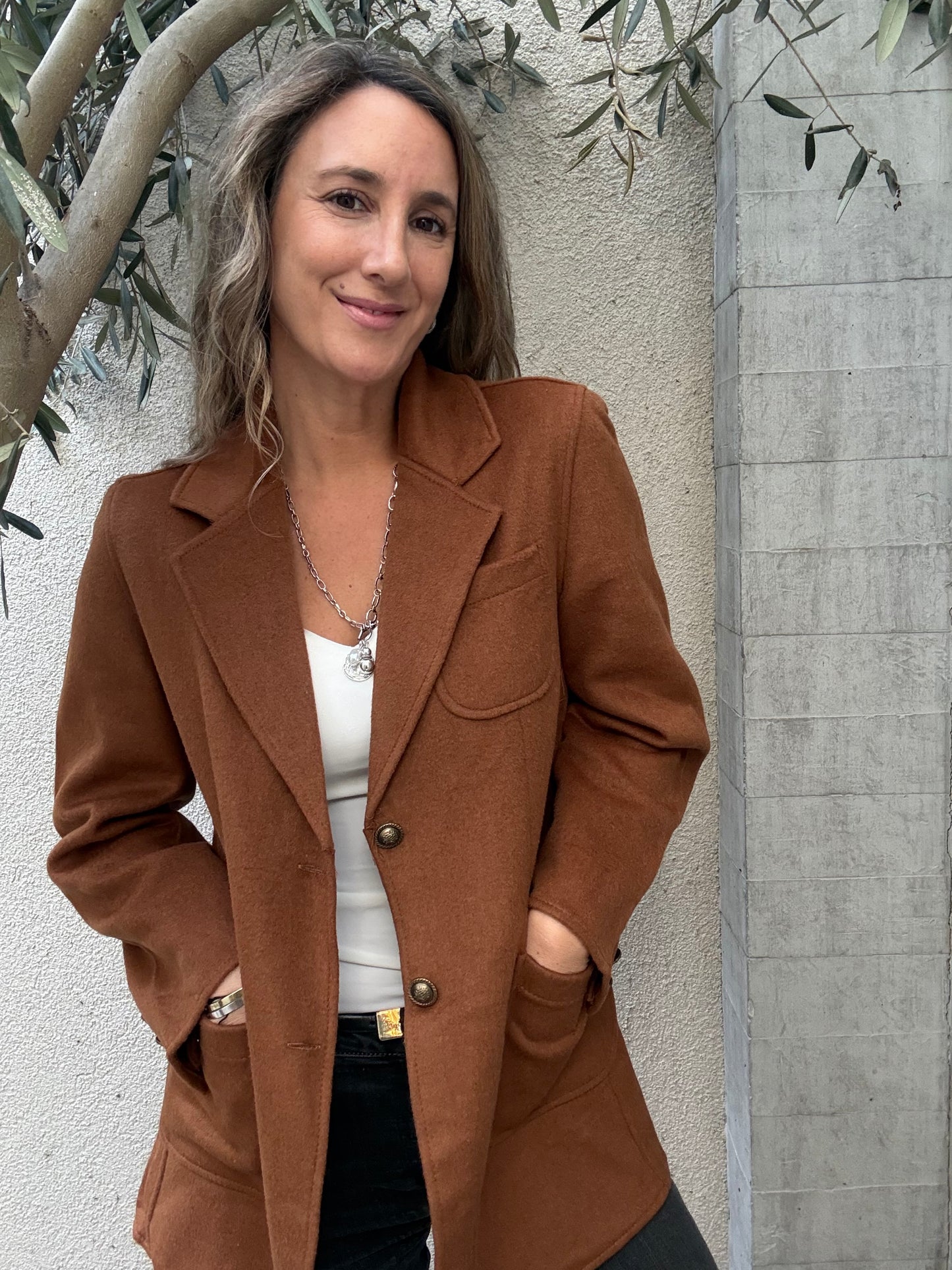 Blazer paño Toffe