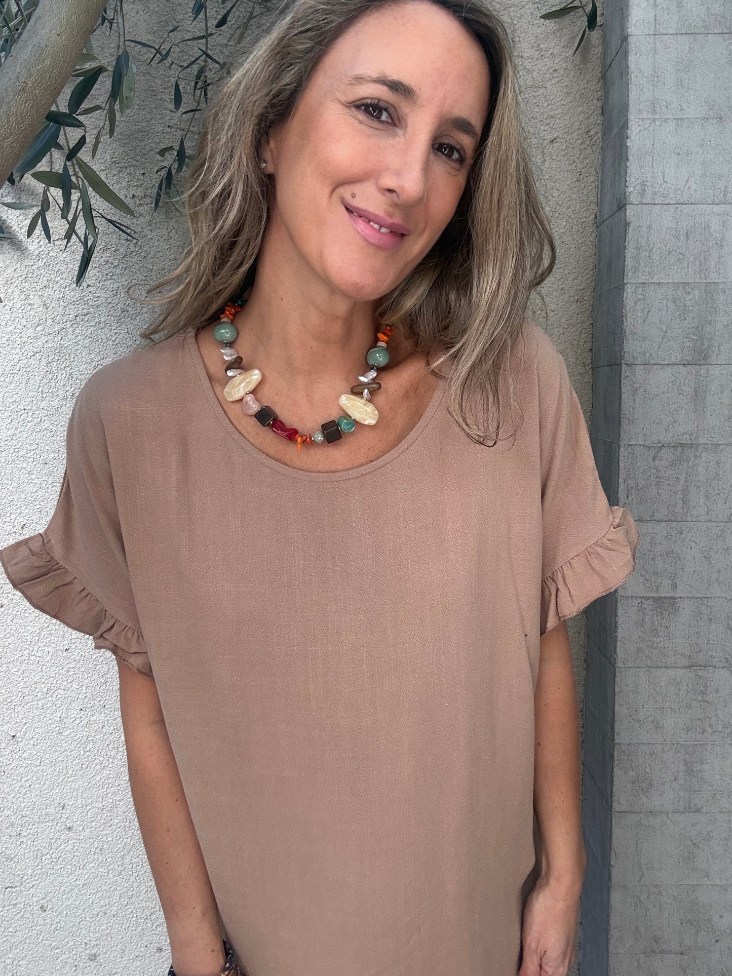 Polera Ibiza camel