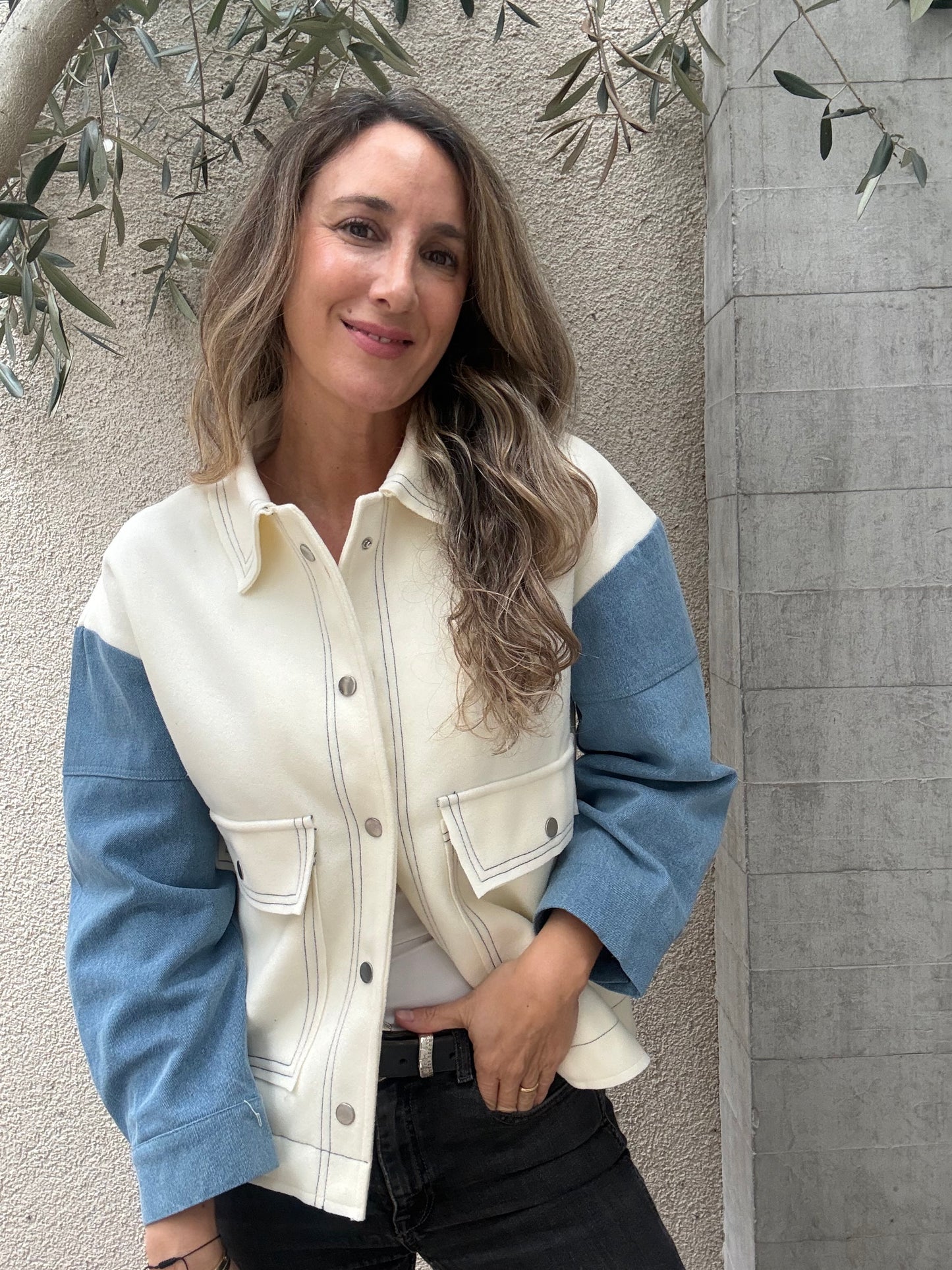 Sobrecamisa jeans