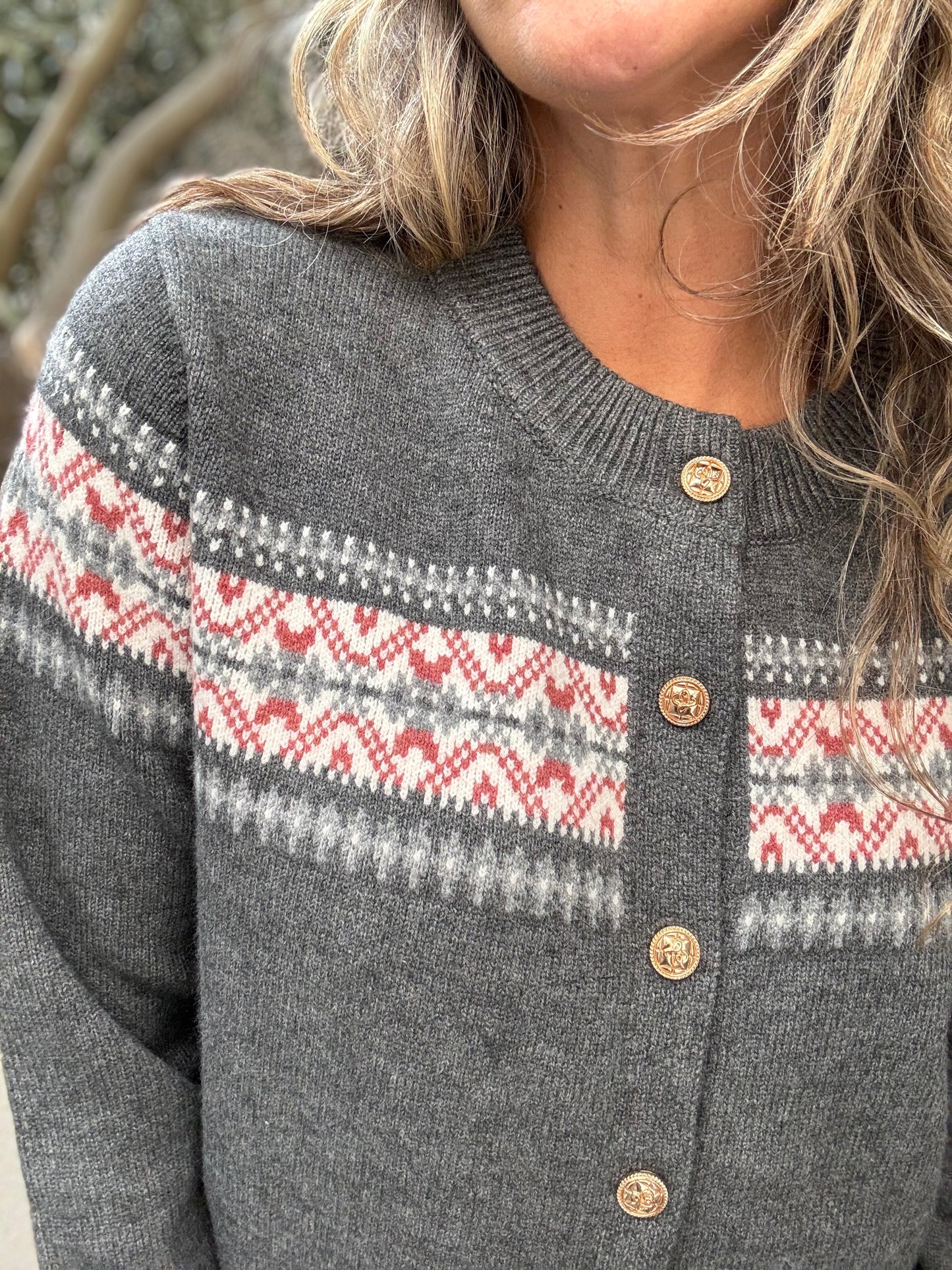 Sweater andaluza gris