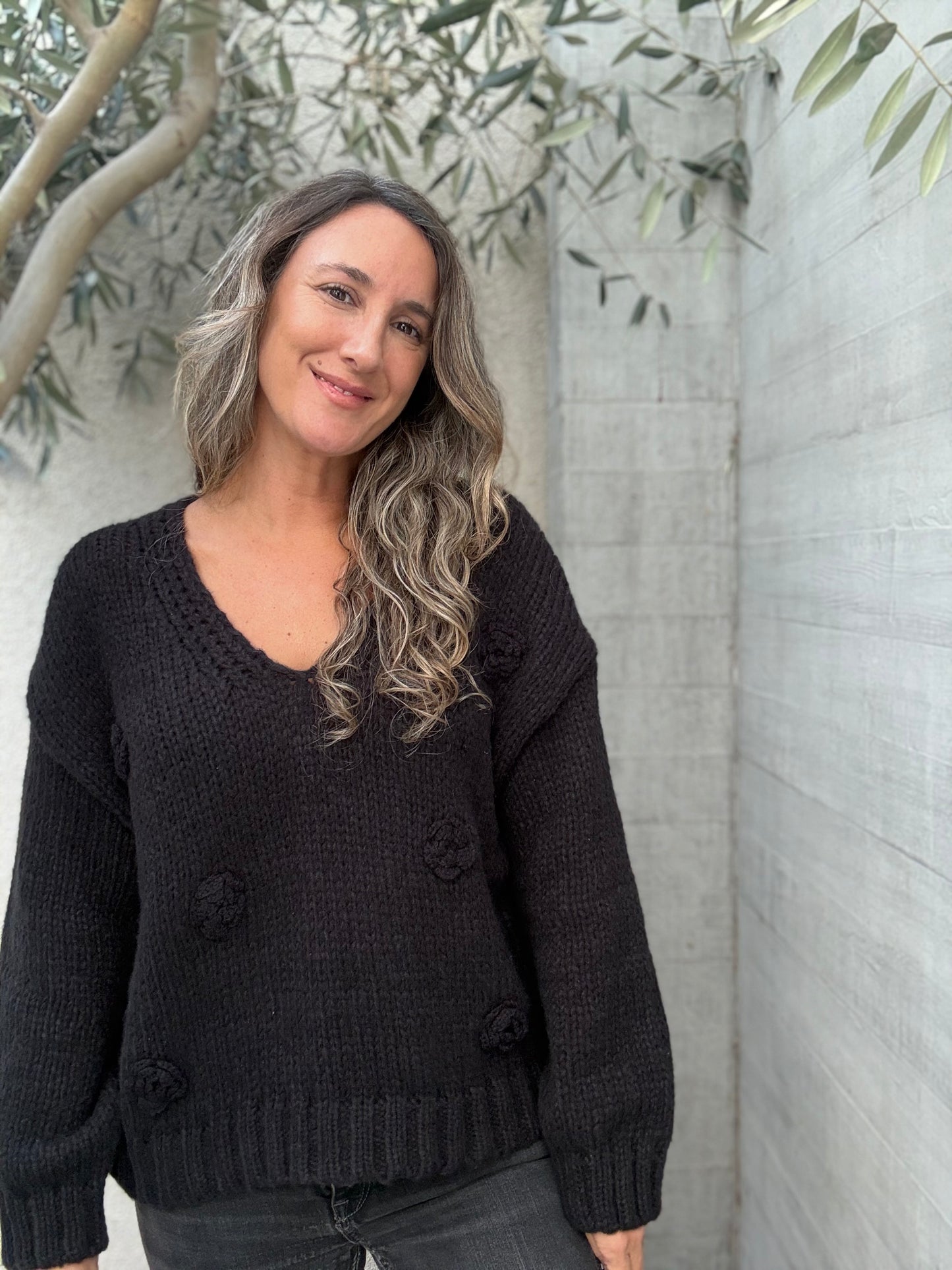 Sweater Compostela negro