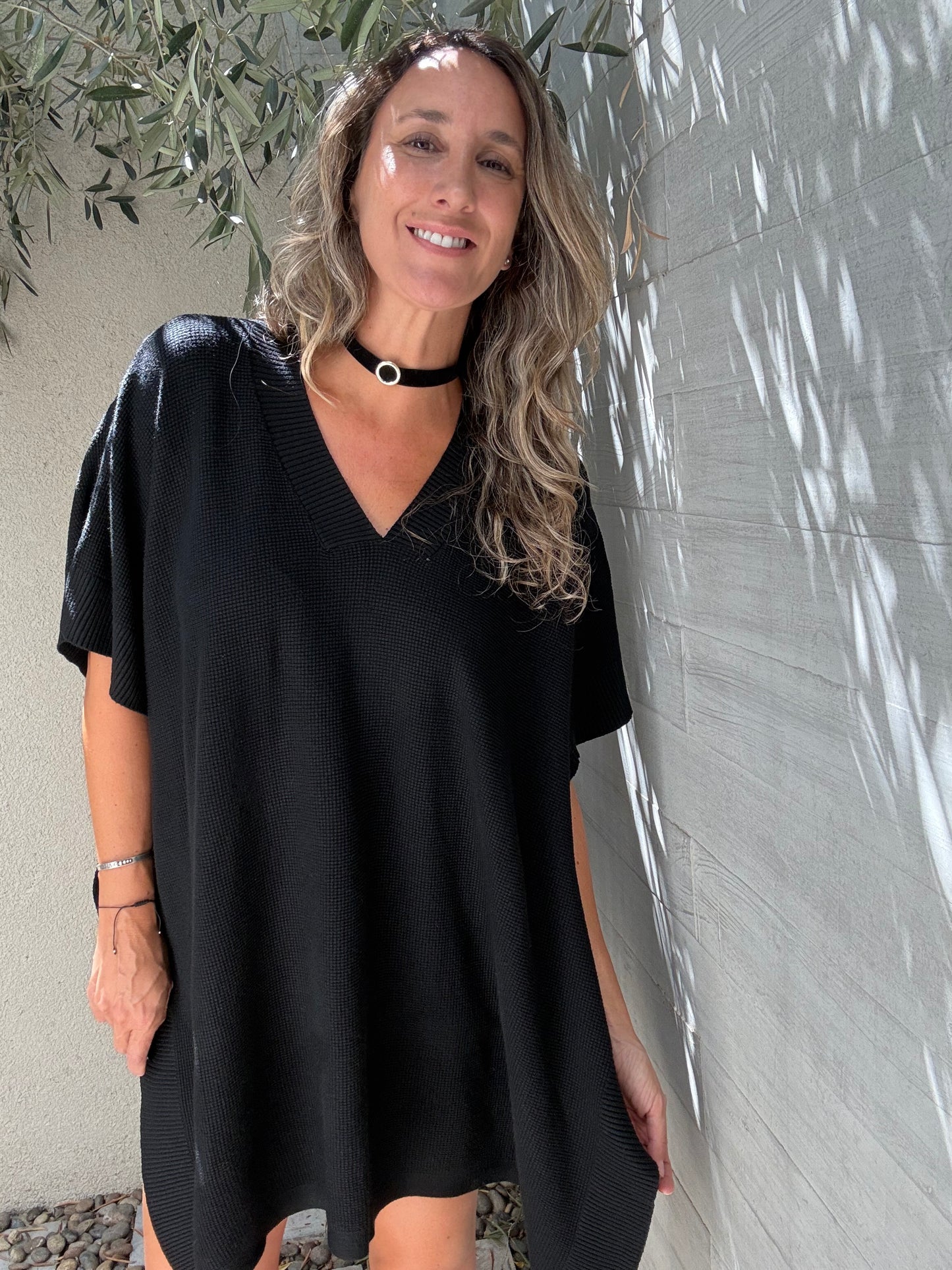 Poncho Andalucía negro