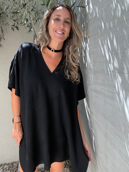 Poncho Andalucía negro