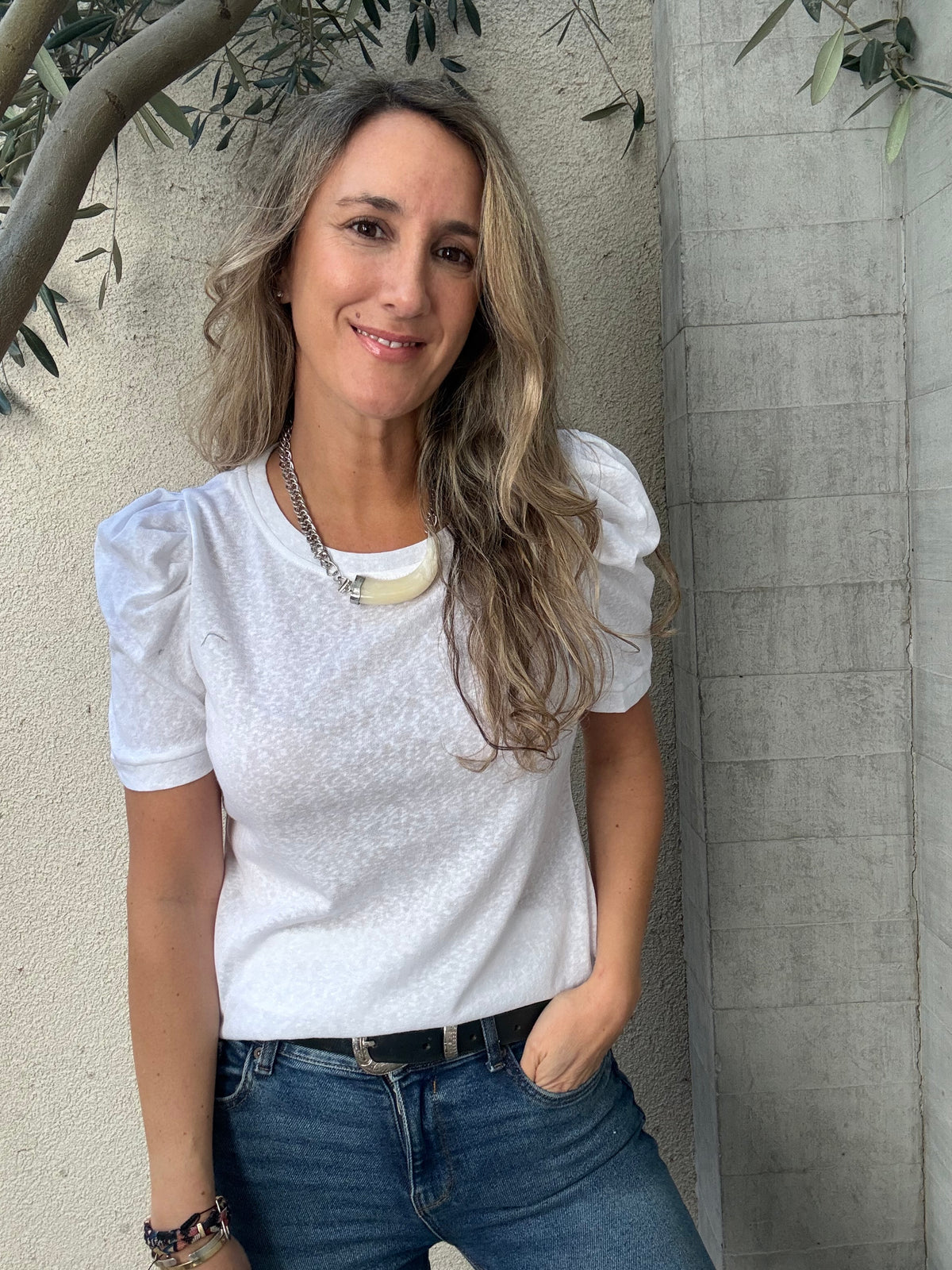 Polera Murcia blanca
