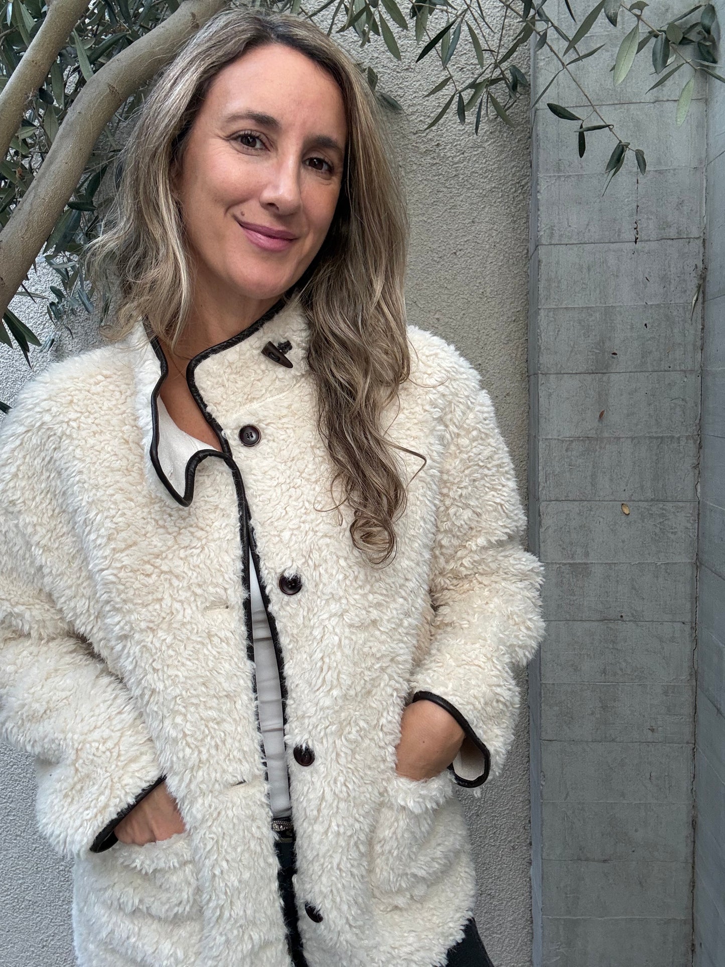 Chaqueta Borrero Beige