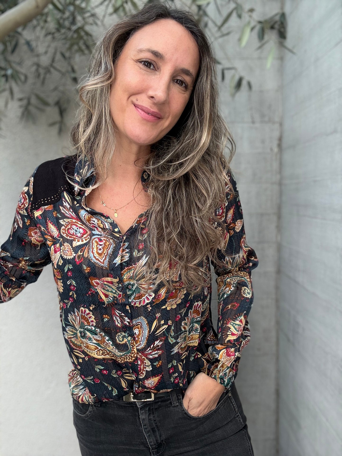 Blusa Marrueco azul