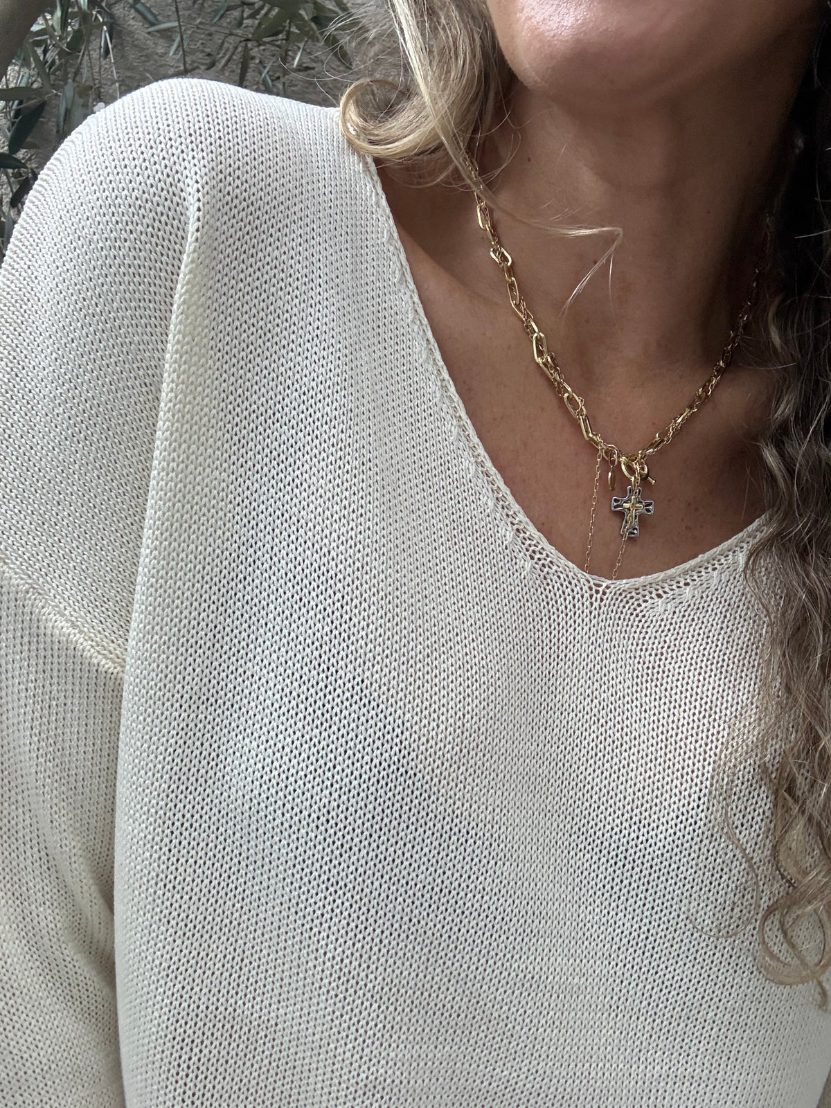 Polera hilo ribete