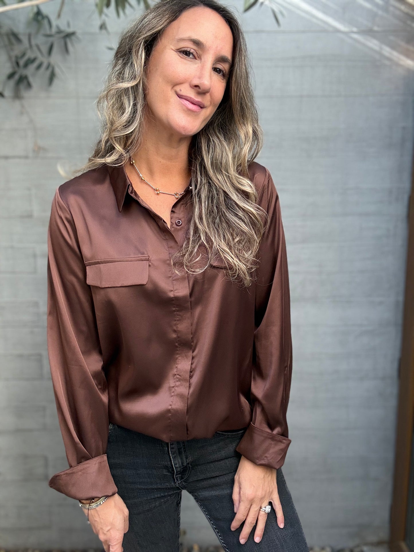 Blusa Ibiza café
