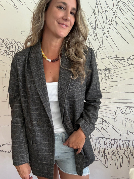 Blazer Inglés gris