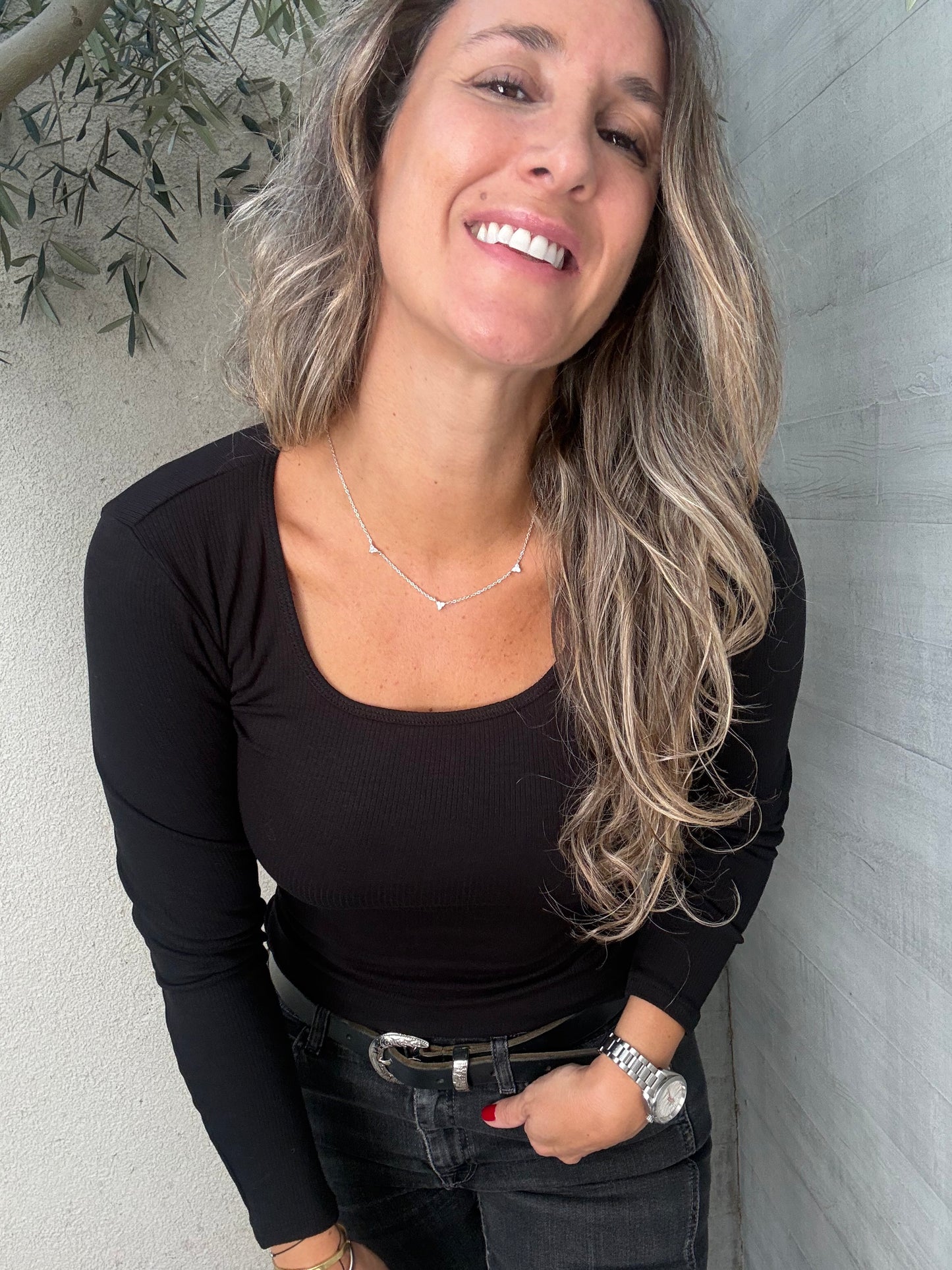 Polera Valencia negra