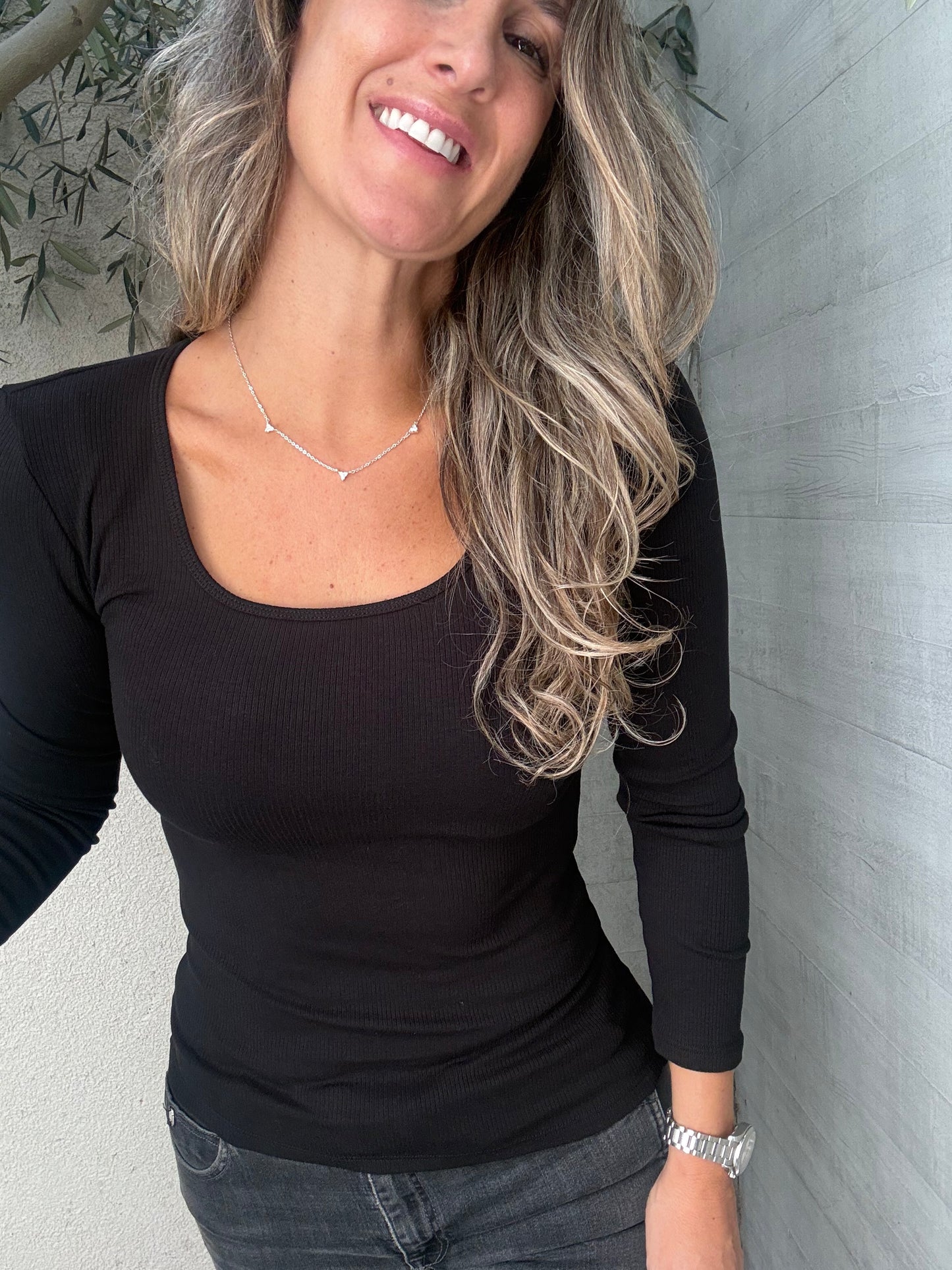 Polera Valencia negra