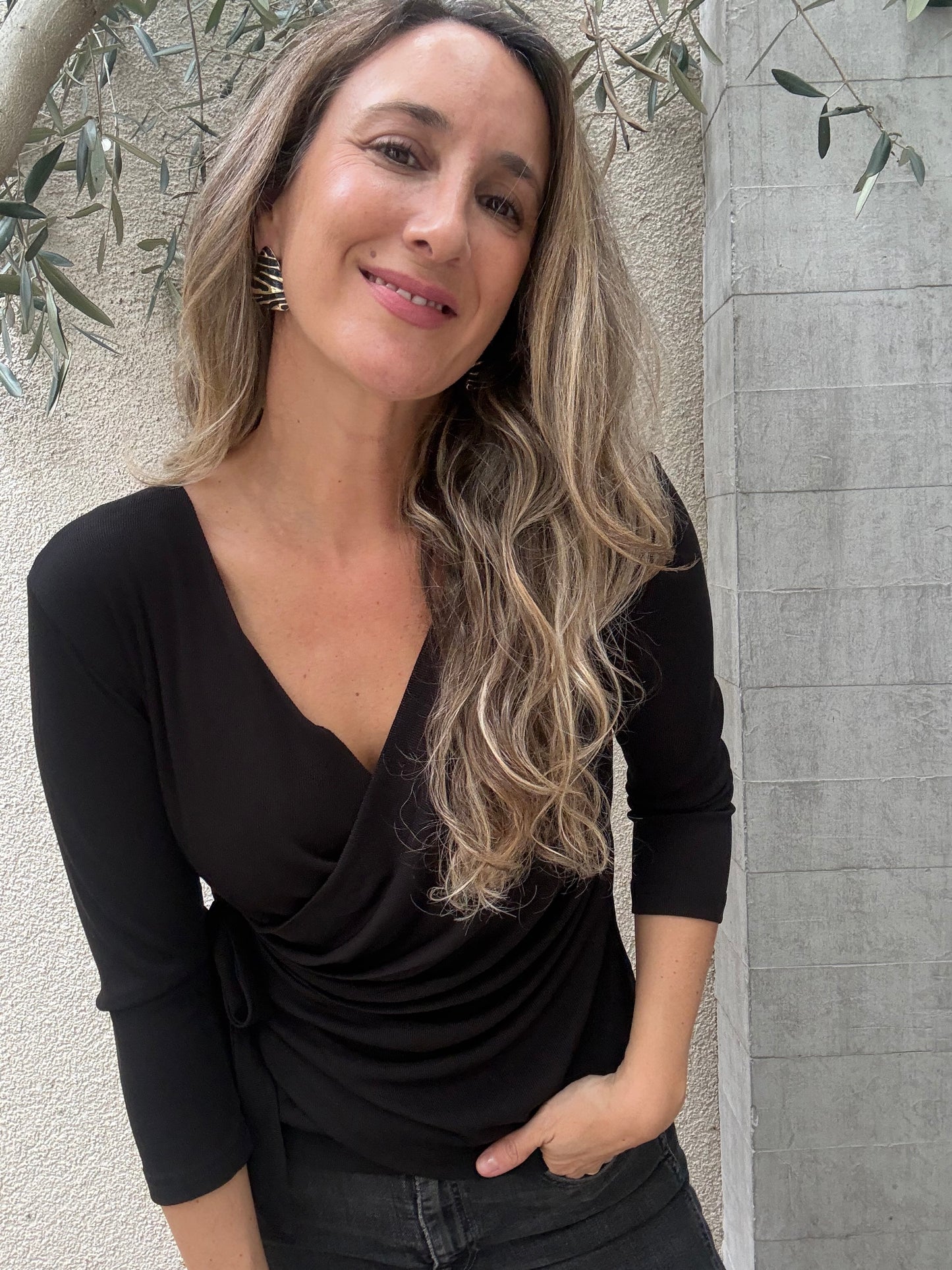 Polera Girona negro
