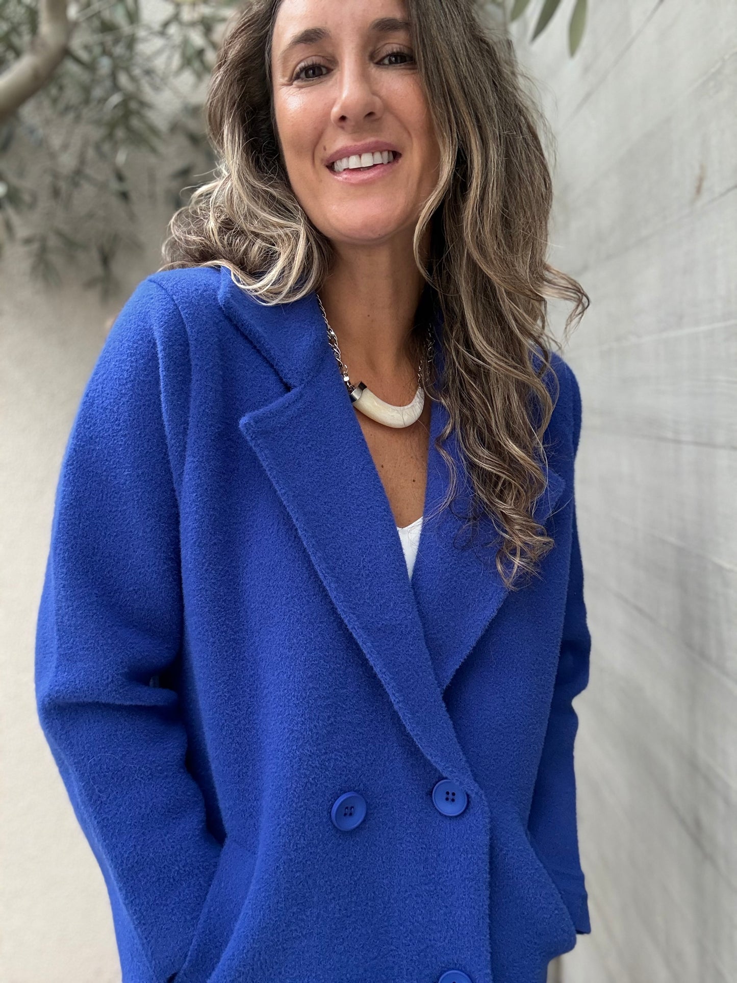 Abrigo Marbella azul