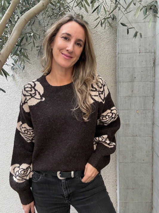 Sweater Flor Café