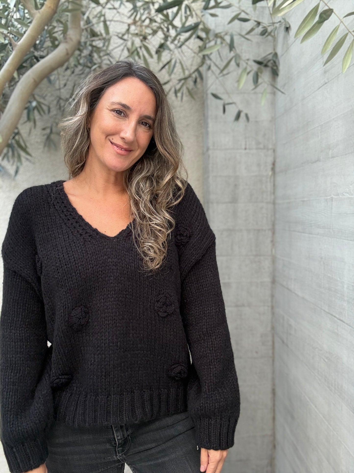 Sweater Compostela negro