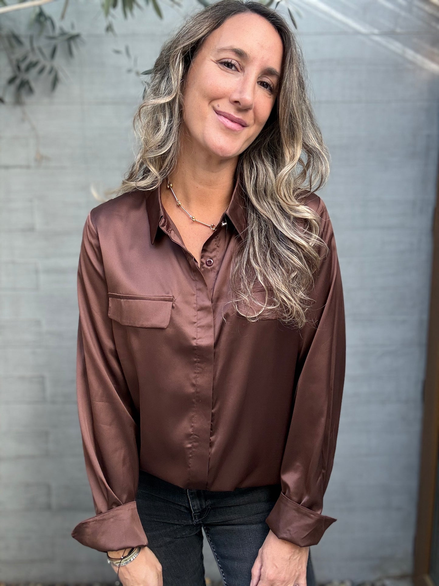 Blusa Ibiza café